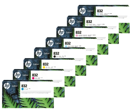 HP 832 1-Liter Inks for 630 / 700 Series